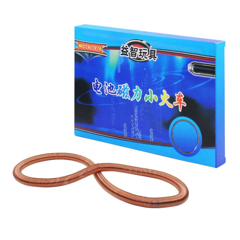 Student science experiment electromagnetic power train children's science and technology small production maglev train teaching