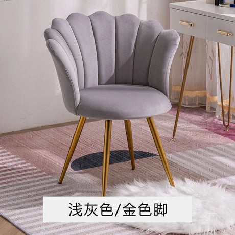 Nordic Computer Pink Chair Girl Dressing Stool Living Room Wheeled Armchairs Rotatable Liftable Sofa Armrest Seat Vanity Chair