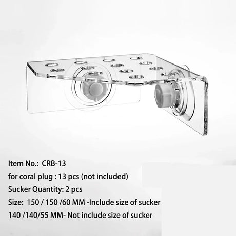 SPS Coral Frag Plug Stand Rack Acrylic Aquarium Reef for Being Placed Into Marine Sources Fish Tank Decoration Accessories