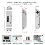 Electric Drop Bolt Lock Fail Safe Fail Secure Mode DC12V with Adjustable Time Delay for Access Control Electronic Mortise Locks