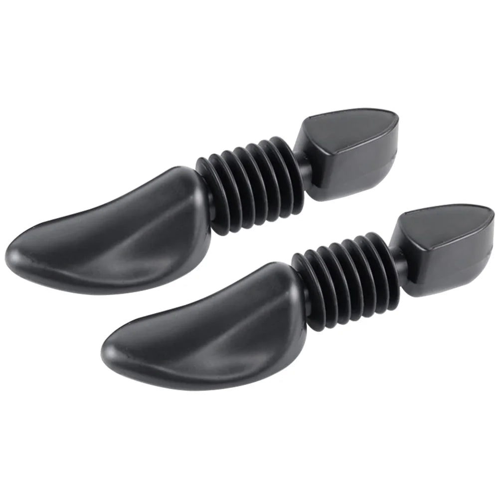 2pcs Shoe Stretcher Portable Plastic Wear Resistant Adjustable Anti Wrinkle Elastic Spring Practical Boots Expander Universal