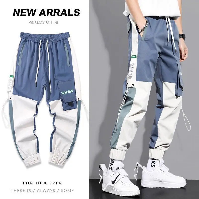 Hip Hop Cargo Pants Men Streetwear Cotton Joggers Fashion Sweatpants Male Casual Harem Trousers Summer Harajuku Pants Men Women