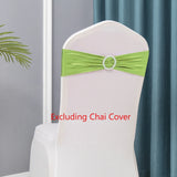 50pcs/Lot Metallic Gold silver Chair Sashes Wedding Chair Decoration Spandex Chair Cover Band for Party Decor birthday