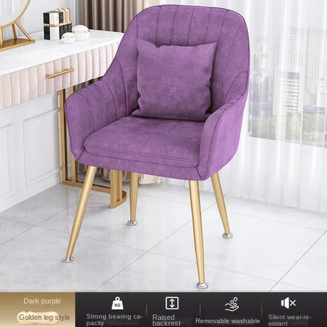 Lounge Accent Chair Salon Vanity Bedroom Floor Modern Living Room Chair Theater Kitchen Party Hotel Cadeira Restaurant Furiture