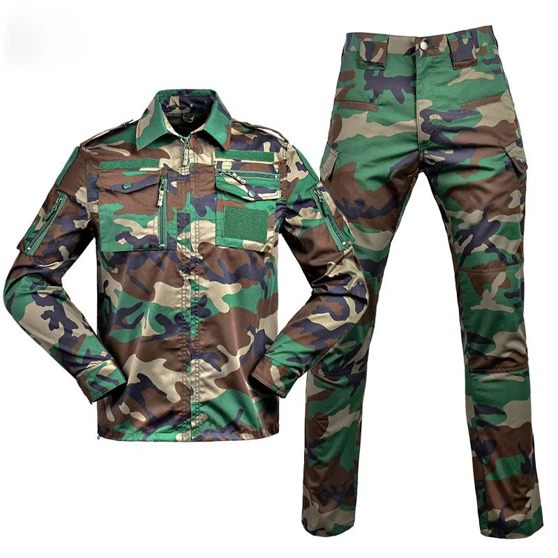 Military Uniform Tactical Combat Suit Camouflage Suit Husband Military Uniforms Men Special Forces Clothing Work Suit Set