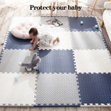 16 Pieces Thickening Baby Game Mat Baby Activity Gymnasium Environment Protection  Anti-collision Baby Activity Baby Play Pad