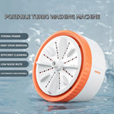 3 Gear Timing Mini Washing Machine Portable Rotating Turbine Washing Machine Underwear Socks Baby's Clothes Washing Machine