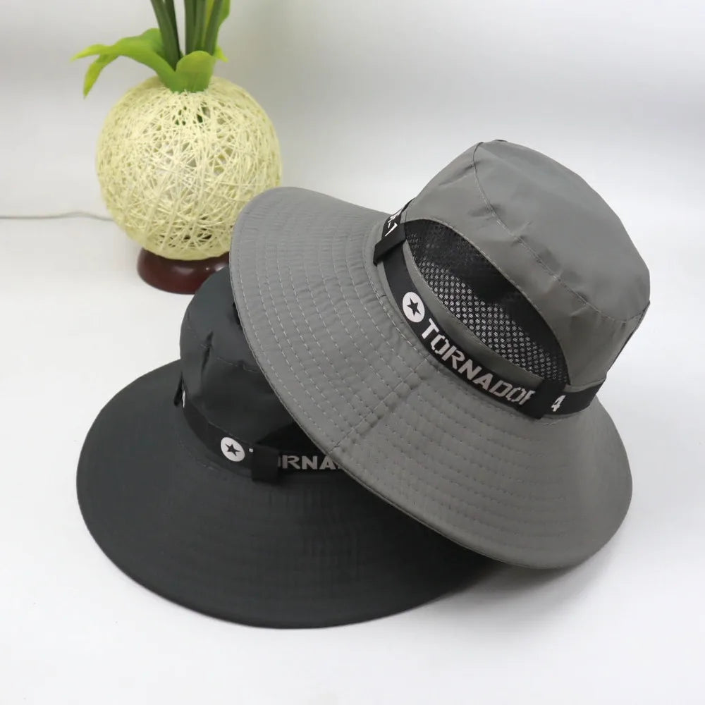 Wide Brim Sun Hat Hot Sale Sunscreen and Shading UV Protection Agricultural Work Hat Protect Neck Breathable Bucket Hat Gift