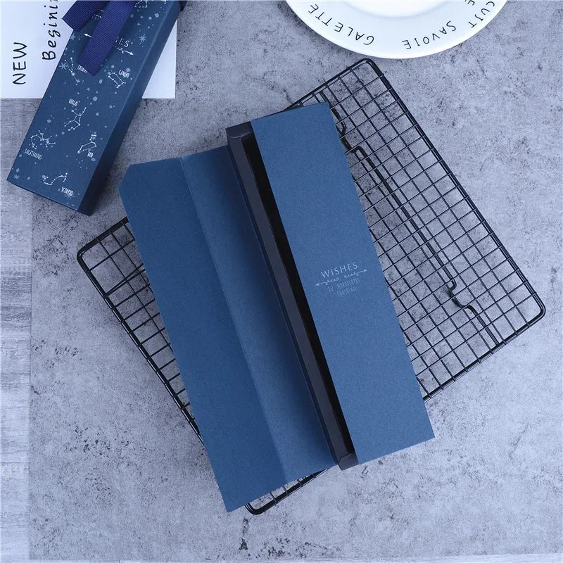 10pcs Blue Chocolate Box Packaging With Insert Dessert Paper Chocolate Spacer Valentine's Day Wedding Baby Shower Candy Gift Box