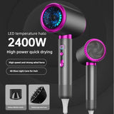 Hot Selling High-Speed Hair Dryer 2400W High-Power Silent Constant Temperature Hair Care Home Hair Salon Hammer Hair Dryer