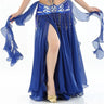 2022 New  Belly Dancing Skirt Woman Chiffon Split Sexy Gypsy Spanish Flamenco Oriental Ethnic Performance Costumes