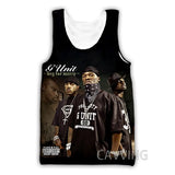 New Fashion Women/Men's 3D Print Rapper 50 Cent Tank Tops Harajuku  Vest  Summer Undershirt Shirts Streetwear  H01