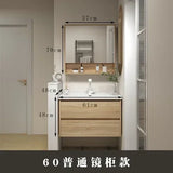 Locker Display Bathroom Cabinet Shelves Toilet Closet Bathroom Cabinet Wooden Washbasin Badezimmer Schrank Home Furniture YQ