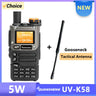 UV K58 Walkie Talkie 5W Quansheng UV-K6 Two Way Radio 50-600MHz Full Band Receiving Type C Charge Air Band DTMF Scramber UV-K5