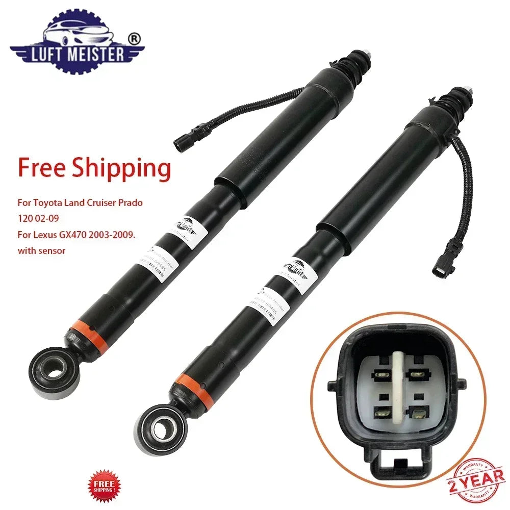 4853060071 48510-69195 2pcs Front/Rear Shock Absorber for Toyota Land Cruiser Prado 120 2002-2009 4853069185