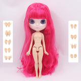 ICY DBS Blyth Doll 1/6 Joint Body 30CM BJD toys Natural shiny face with extra hands AB DIY Fashion Dolls girl gift