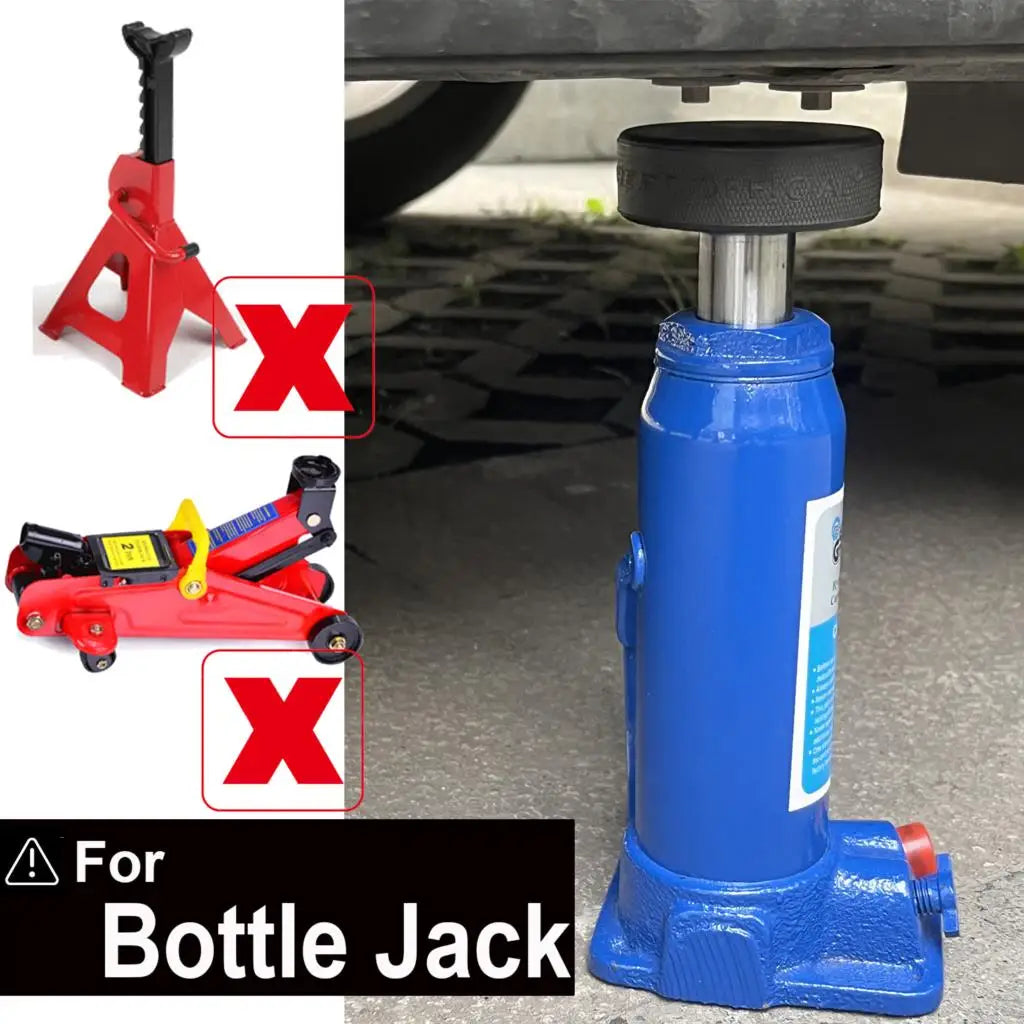 Bottle Jack Rubber Pad Anti-slip Adapter Support Point Adapter Car Lift Tool For 2 Ton Bottle Jacks Auto Accessories 60x20mm