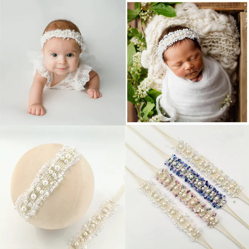 ❤️CYMMHCM Newborn Photography Props Accessories Infant Headwear Studio Baby Photo Accessory Hairband Headband Fotografia