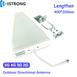 4G/5G Period Log Antenna 10dBi High Gain Booster Outdoor Directional Antenna N-female for Mobile Phone Signal Amplifier 40*21cm