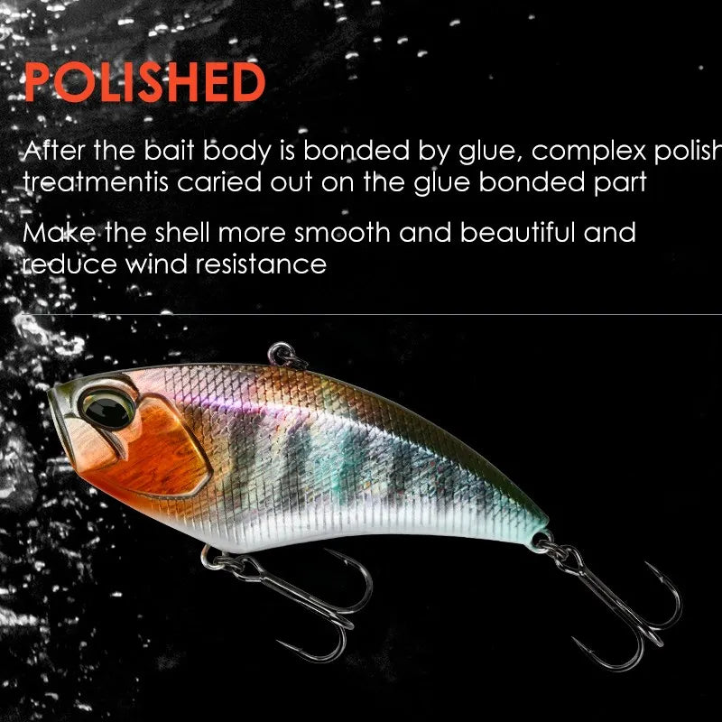 MEREDITH Apex Vibe F85mm 24g Wobblers Fishing Tackle Fishing Lures Vibration Bait for Full Depth Artificial Accessories