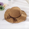 Women's Large Brim Straw Beach Hats Girl Cap Breathable Sunscreen Uv Protection Ladies Sun Visor Female Big Brim Straw Empty