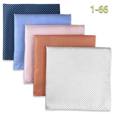 5 Pieces Assorted Mens Pocket Square Silk Handkerchief Set Colorful Large Accessories Gift Party