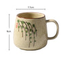 YWDL 380ml Japanese Retro Style Ceramic Coffe Mug Kiln Glaze Milk Breakfast Cups Home Teacup Tumbler Water Mug Gift For Friends