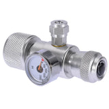 Aluminium Alloy CO2 Aquarium Moss Plant Fish Single Pressure Gauge Regulator Manometer Equipment Aquarium Accessories