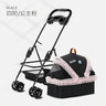 Detachable Pet Trolley 4 Wheel Universal Dog Stroller for Small Dog Cat Carrier Load Bearing 20kg