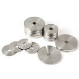 1Pc M2 Weight Block Circular Stainless Steel Weight Calibration Weight 1g-1kg Digital Scale Grams Precision for Weight Scale