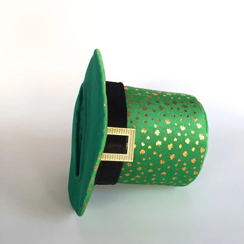 1Pcs Saint St Patricks Day Green Hat Lucky Costume Accessories Celebration Carnival Props Irish Fun Party Hat Dropshipping