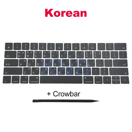 Full Keycaps US UK Spain French Korean For Macbook Pro Retina 13" A1706 15" A1707 Keyboard Keys Replacement key cap 2016 2017