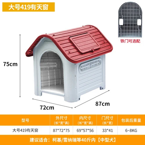 Habitats Tent Dog Crate Outdoor Accessories House Products Dog Crate Villa Camping Large Niche Pour Chien Pet Products RR50HK