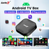 2024 Carlinkit Ai Box Android Wireless Carplay Online Update WIFI 64G LTE Auto Connect For Netflix IPTV Car Intelligent Systems