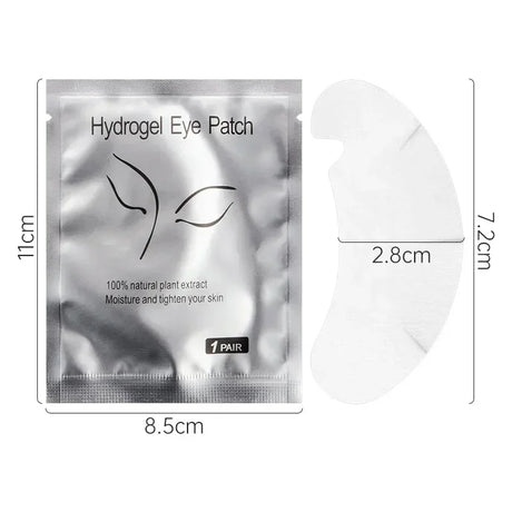 100PCS V Shaped Eyelash Patches Hydrogel Gel Eye Patches Wholesale false Eyelash Extension Under Eye Pads Makeup Tools