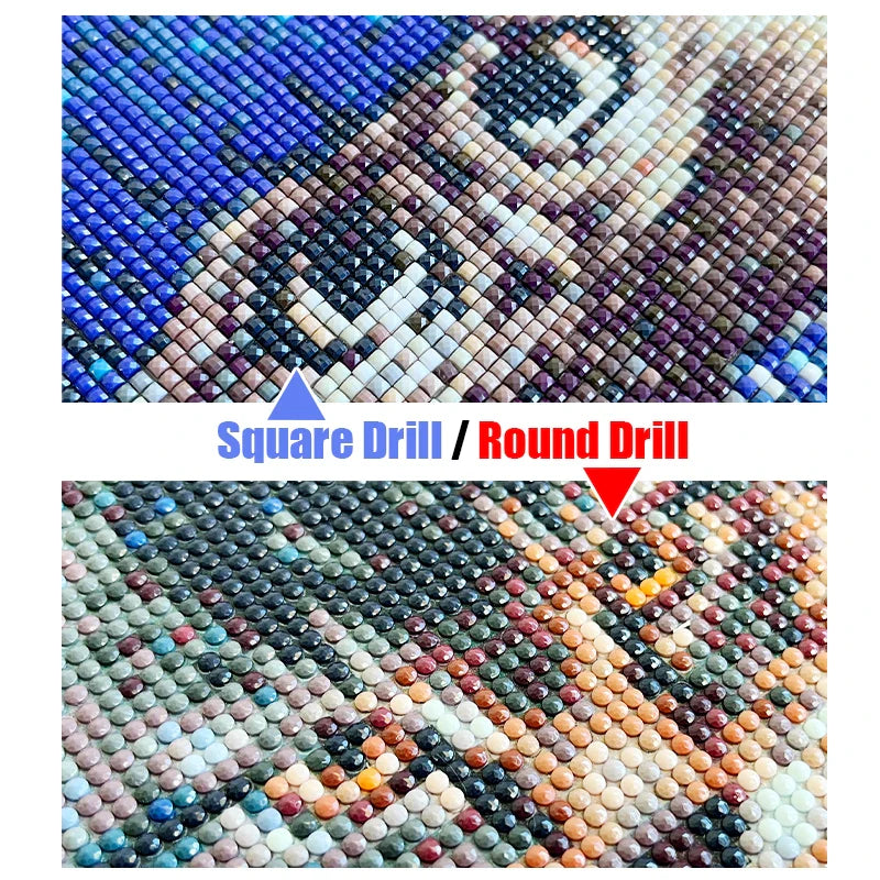 5D Diamond Painting Anime Role Diamond Mosaic Painting Kits Full Drill Rhinestone Embroidery DIY Home Decor