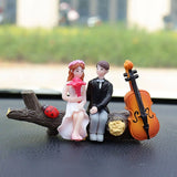 Car Decoration Cartoon Cute Couples Action Figure Figurines Balloon Ornament Auto Interior Dashboard Accessories for Girls Gifts