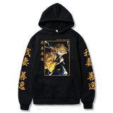 Demon Slayer Japan Anime Plus Size Hoodie Agatsuma Zenitsu Printed Men Women Sweatshirts Harajuku Long Sleeve Unisex Streetwear