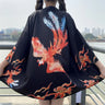 Japanese Kimono Traditional Clothing Crane Carp Anime Kimono Dress Shirts Women Samurai Haori Hombre Yukata Man Cardigan Shirt