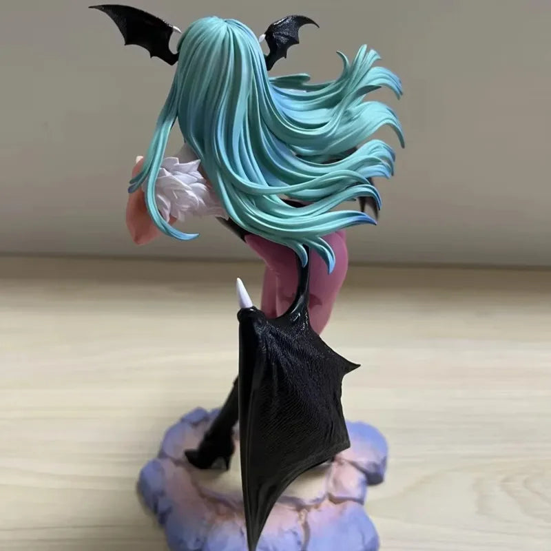 Anime Demon Warrior Vampireed Hunter Morrigan Aensland Action Figure Toys Darkstalkers Bishoujo Collection Halloween Model Doll