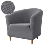 Elastic Jacquard Cover For Tub Chair Living Room 1 Seat Sofa Slipcover Single Seater Furniture Couch Washable Armchair Cover