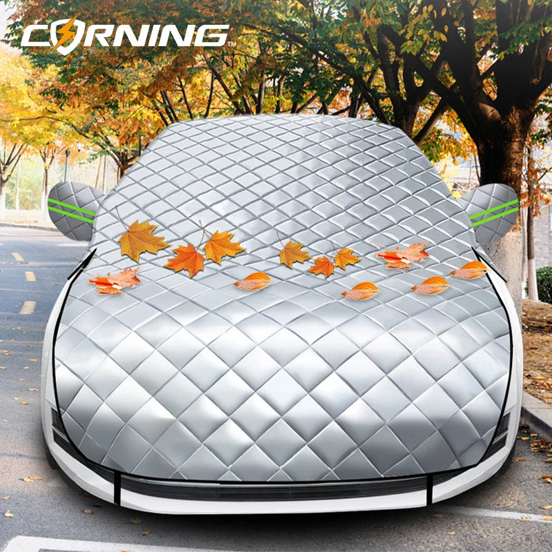 3/5-Layer Thicken Car Snow Cover Car Windshield Hood Protection Cover Snowproof Anti-Frost Sunshade Protector Winter Auto Parts