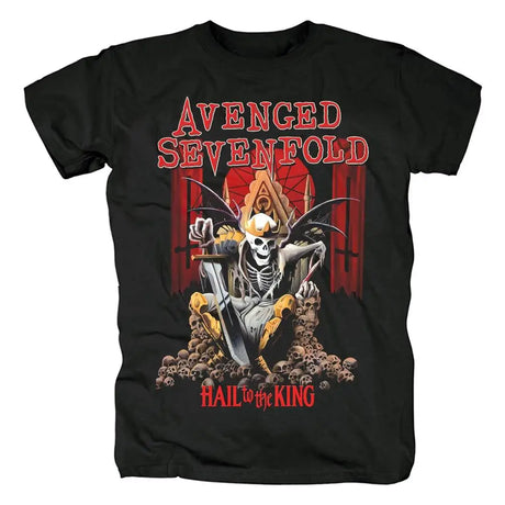 Harajuku Metalcore Avenged Sevenfold Rock T Shirt Hip Hop Streetwear T Shirt Heavy Metal Fashion Casual Plus Size T Shirt Women