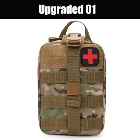 Tactical Molle First Aid Kit Survival Bag Emergency Pouch Military Outdoor Travel Waist Pack EDC Hunting Camping Lifesaving Case