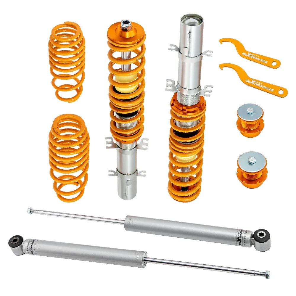 Coilover Struts For VW GOLF GTI JETTA MK4 98-05 Suspension Spring Kit for Seat Leon MK1 1M1 1.9 TDI 2.0 2.3 V5 Shock Absorber