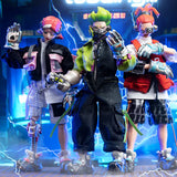 21cm Anime Warrior Doll Action Figurine Model Toys Kits Short Hair  Action Figure Figurine PVC Collection Model Doll Toys