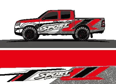 Full Body Racing Graphic Decal Vinyl Wrap Modern Design Red Retro Car Full Wrap Sticker Decorative Car Decal 300*60cm