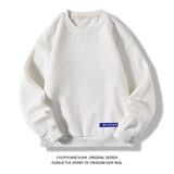 Autumn New Men's Fashion Round Neck Sweatshirts Print Loose Large Size Daily Casual Long Sleeve Sweatshirts 6 Styles