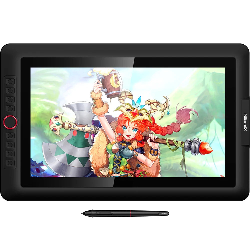 XPPen Artist 15.6 Pro Drawing Tablet Graphic Monitor Digital Animation Drawing Board with 60 Degrees of Tilt Function Art Design