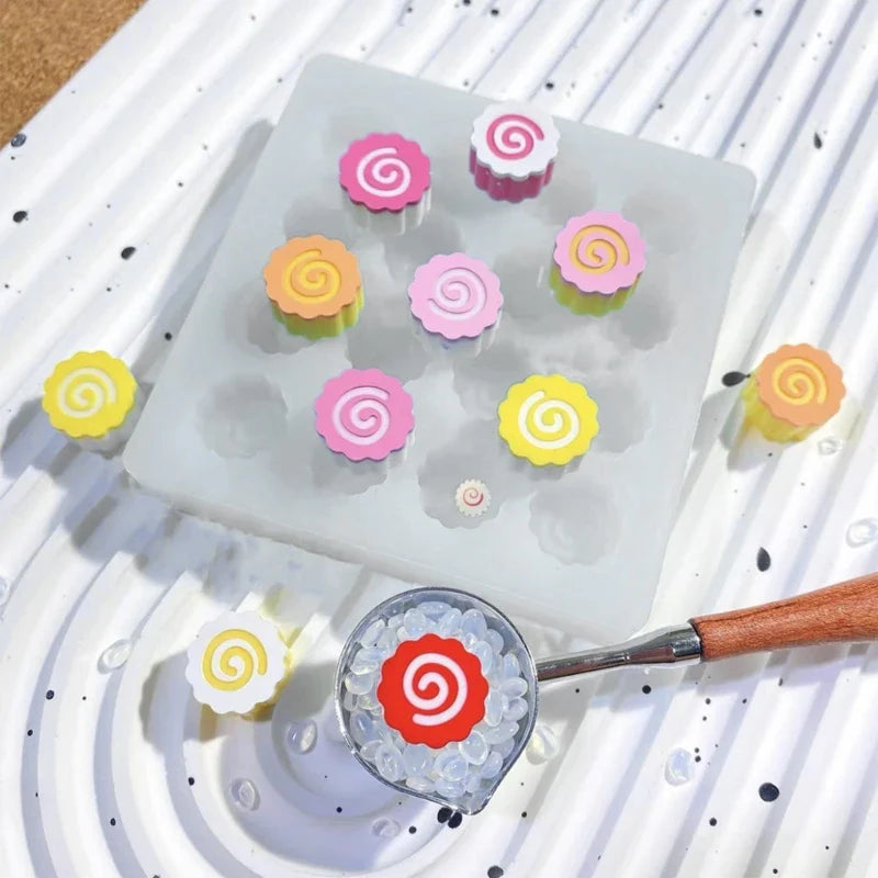 Spiral Shape  Paint Wax Pellet Mold Diy  Paint Wax Particles Silicone Seal Wax Particles Making Supplies